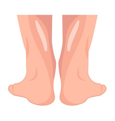 Weban Icon Of Woman Feet In Flat Style