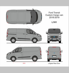 Ford Transit Custom Cargo Van L1h1 2018-2019