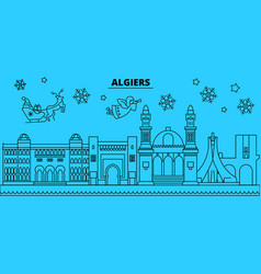 Algeria Winter Holidays Skyline Merry