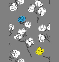 Ukrainian Cotton Blossom Flowers Pattern