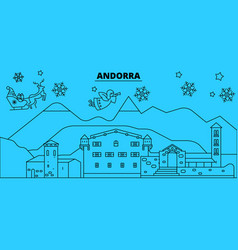 Andorra Winter Holidays Skyline Merry