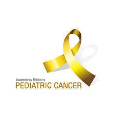 Gold Awareness Ribbons Pediatric Cancer