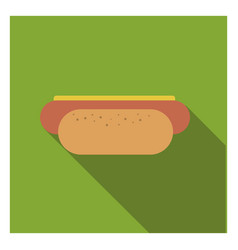 Hot Dog Square Icon