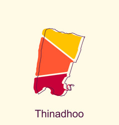 Map Of Thinadhoo Icon