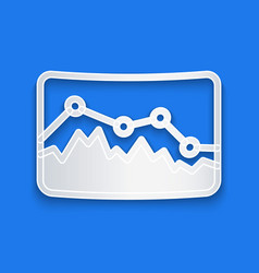 Paper Cut Music Wave Equalizer Icon Isolated