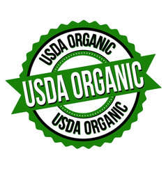 Usda Organic Sign Or Stamp