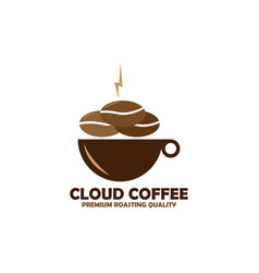 Cloud Coffee Design Logo