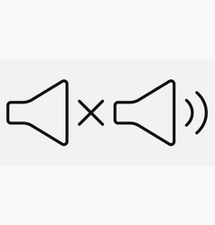 Volume Voice Control On Off Mute Symbol