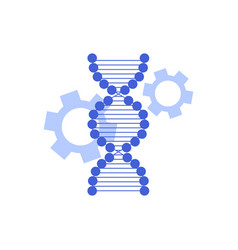 Dna Helix With Geers Flat