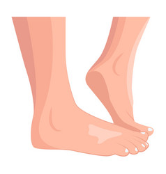 Weban Icon Of Female Feet In Flat Style