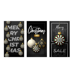 Dart Christmas Card Merry Christmas Sport