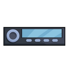 Radio Player Icon Cartoon Auto Cd Music