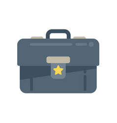 Work Briefcase Icon Flat Event Time