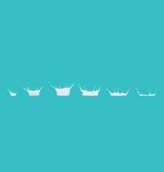 Milk Splash Sequence Animation Sprite Sheet Drip