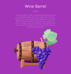 Wine Barrel Text And Title