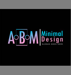 Abm Elegant Logo Design