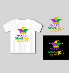 Mardi Gras Quote Lettering For T Shirt