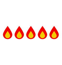 Red Gas Fire Icon