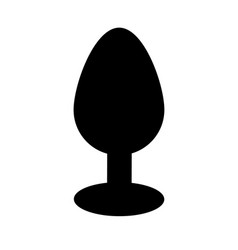 Butt Plug On A White Background Icon