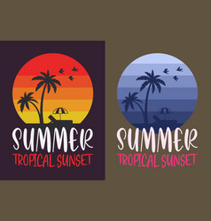 Summer Tropical Sunset