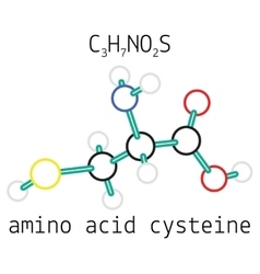 C3h7no2s Cysteine Amino Acid Molecule