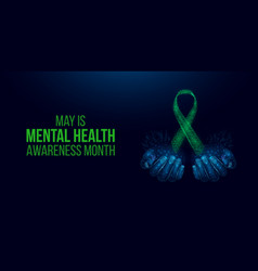 Mental Health Awareness Month Concept Two Human