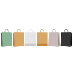 Paper Bags With Handle Bag Mock Up