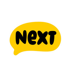 Next Text Speech Bubble Word On Text Box