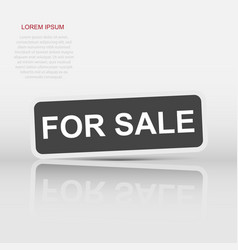 For Sale Icon In Flat Style Sell Pictogram Market