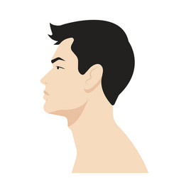 Profile Portrait Of Handsome Young Asian Man