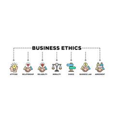 Business Ethics Banner Web Icon