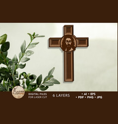 Christian Cross Multilayer Home Decoration