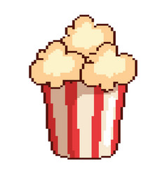 Pop Corn Food Pixelated