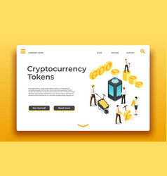 Blockchain And Cryptocurrency Landing Page