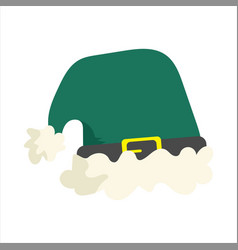 Green Santa Christmas Hat