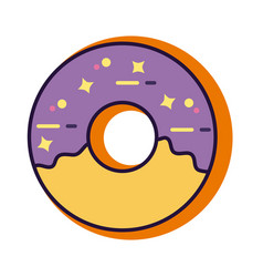 Donut Slang Line And Fill Style Icon