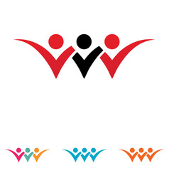 People Team Community Group Logo Network