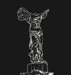 A Detailed Of The Winged Victory Samothrace