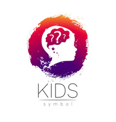 Child Logo Symbol For Kids And Children