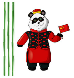 Panda In Chinese Costume