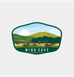 Logo Of The Wind Cave National Park