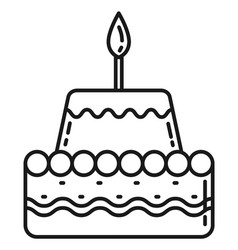 A cake Royalty Free Vector Image - VectorStock