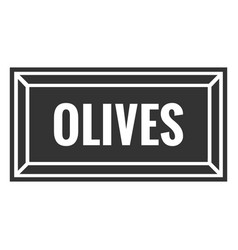 Olives Text Label Cut Out