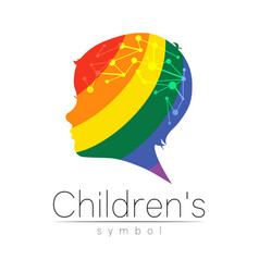 Child Color Logo Grow Up Kidssilhouette