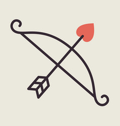 Cupid Bow And Arrow Icon