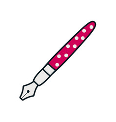 Fine Pen Icon Line And Fill Style