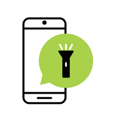 Torch Light Flat Icon