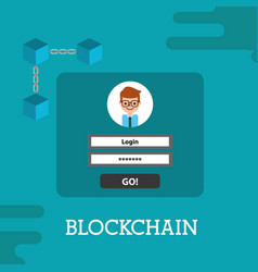 Blockchain Login Password Cyber Security