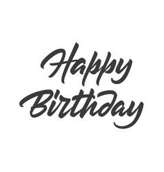 Birthday Calligraphy Handmade Happy Lettering Vector Images (over 140)