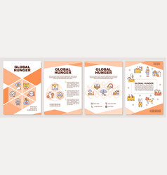 Global Hunger Brochure Template